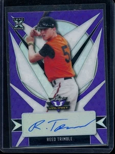2021 Leaf Valiant #BA-RT1 Reed Trimble Purple #/50 Autograph - Picture 1 of 2