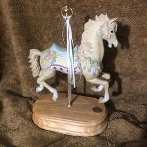 Scarborough Fair Karussell Sammlerstück Pferd Figur Spieluhr - Bild 1 von 5