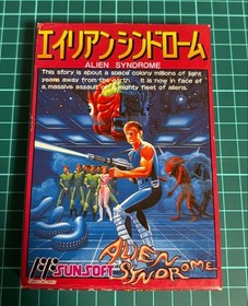 Famicom Rare Software Alien Syndrome with Box and Instructions