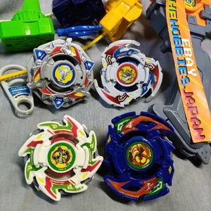 Beyblade lot A-89 Dragoon Galaxy, A-94 Driger G, A-99 Dranzer Gigs, RC Wolborg 4 - Picture 1 of 20