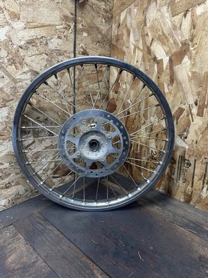 2007 01-22 TTR125LE TTR125L OEM 19" Front Wheel BIG Wheel Hub Rim Tire Rotor 07 - Image 1 of 4