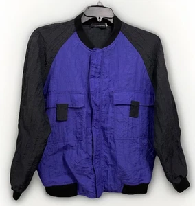 Junko Koshino Tokyo Japan Vintage 90’s Nylon Bomber Jacket Men’s Size Large  - Picture 1 of 7