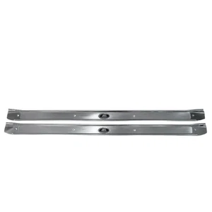 Door Sill Plates Fisher Riveted Carpet 1968-72 Chevelle GTO Cutlass GS 2pc - Picture 1 of 9