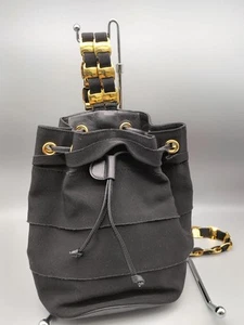 Salvatore Ferragamo AU-21.5666 Leather Backpack Black - Picture 1 of 12
