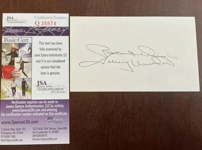 Johnny Unitas Autograph JSA COA Card Baltimore Colts Signed - Image 1 of 2