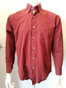 Daniel Hechter The Oxford Shirt Men's Red Long Sleeve Button Down Shirt  S - Picture 1 of 6