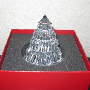 NUEVO Baccarat Noel Encantador Árbol de Navidad Cristal Transparente de Japón - Imagen 1 de 4