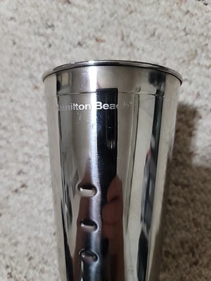 Taza de repuesto de acero inoxidable para Hamilton Beach DrinkMaster 730c 727w 65210 Foto 1 de 4