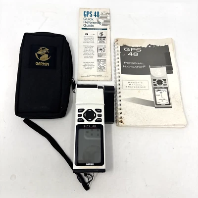 Garmin GPS 48 12-Channel Handheld Personal Navigator Marine GPS Unit For Parts - Image 1 of 4