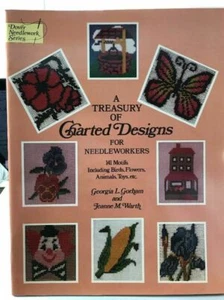 Needlework Pattern Booklet: Treasury of Charted Designs (Dover) - Picture 1 of 1