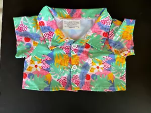 Build a Bear Full Size Clothing - New ~ Tropical Shirt - Picture 1 of 1