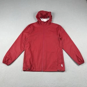 Rains Base Jacket Men’s XXS/XS Red Full Zip Hooded Long Sleeve Waterproof - Picture 1 of 24