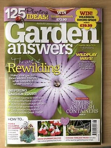 Garden answers magazine August 2023 - Rewilding Garden Tours Salvias - Picture 1 of 4