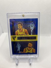 2020-21 Panini Flux Young/Curry Deja Vu Blue Prizm /99 10 #16