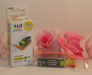 LD Printer Ink Black LD-PGI220BK For Canon Pixma Printers / Chip Sealed iP3600+ - Picture 1 of 6