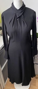 Ghost Stunning Black High Neck Dress Size Small NWTS - Picture 1 of 16