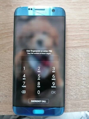 Samsung Clear View Cover for Galaxy S7 edge G935 Slim - Gold - Image 1 of 3