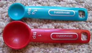 Farberware 2 Piece Measuring Spoon Set 1/4 tsp and 1 tsp - Picture 1 of 2