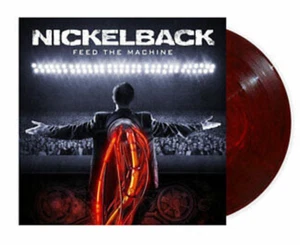 Nickelback – Feed The Machine – Limited Edition Red/Black Marble Vinyl LP - NEW - Picture 1 of 3