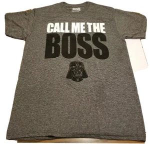 Disney Star Wars Darth Vader Call Me The Boss Medium Tshirt  - Picture 1 of 1