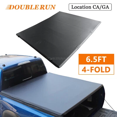 6.5Ft Quad Fold Tonneau Bed Cover For Dodge Ram 1500 2500 3500 2002-2023 Foto 1 de 4