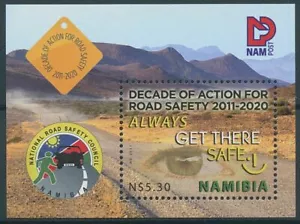 Namibia 2011 MNH Landscapes Stamps Road Safety Deserts Mountains 1v M/S - Picture 1 of 1