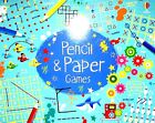 Pencil and Paper Games New Usborne Activity Puzzle Learning Book age 6-9