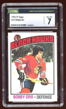 1976-77 Topps Bobby Orr #213 Chicago Black Hawks CSG 7 NM Near Mint Centered