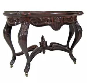 X-ACTO Victorian Coronation Side Hallway Table 1:12 Dollhouse Miniature casters - Picture 1 of 8