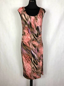 GATTINONI ROMA Abito Vestito Donna Rayon Optical Da Sera Woman Dress Sz.S - 42 - Imagen 1 de 5