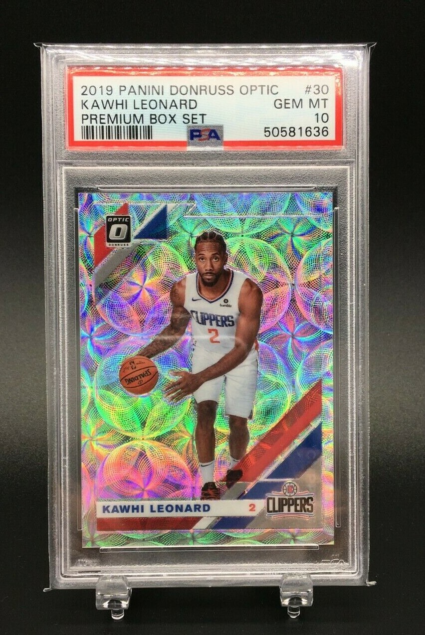 2019 PANINI DONRUSS OPTIC PREMIUM BOX SET KAWHI LEONARD GEM MT 10 210/249 (7410