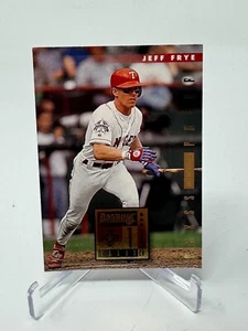 1995 Donruss Gold Baseball Jeff Frye Press Proof Card #473 EX+ - Picture 1 of 2