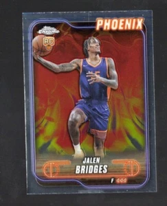 2024-25 Topps Basketball Chrome Jalen Bridges #146 RC Phoenix Suns - Bild 1 von 2