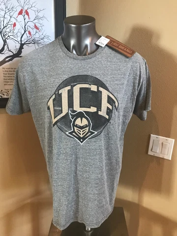 New with tags UCF Knights T Shirt Adult Size XL Gray Regular Fit Football Cover