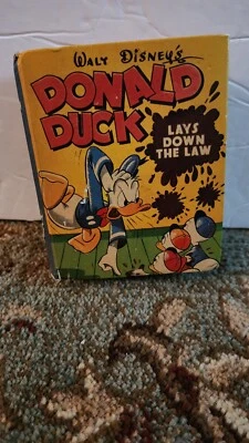 1948 The Better Little Book Walt Disney  Donald Duck Lay's Down The Law #1449! Foto 1 de 4