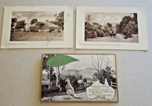 SOUVENIR CARD FROM AUSTRALIA SILVER KANGAROO AUSTRALIAN HOMESTEAD BUSH ROAD #23 - Picture 1 of 2