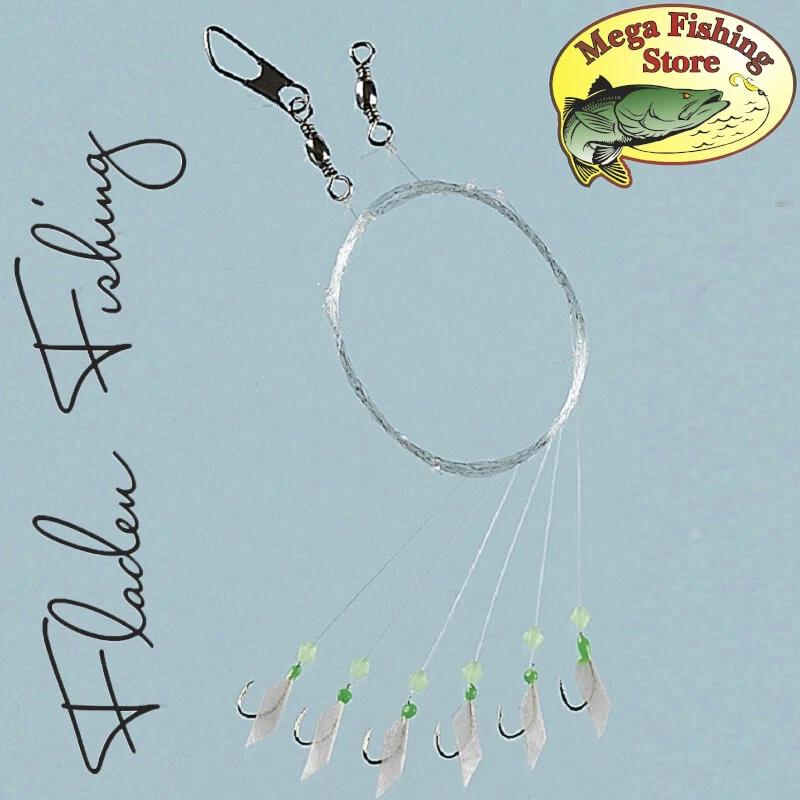 FLADEN Heringsvorfach - Hering Vorfach System Paternoster Rig Köder - Gr 14 & 16 - Bild 1 von 1