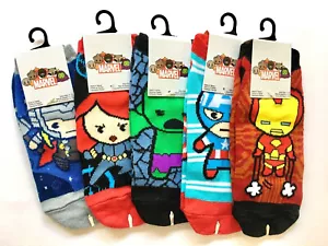 CHAUSSETTES CHIBI KAWAII AVENGER MARVEL COMICS - 5 personnages différents au choix - Photo 1 sur 11