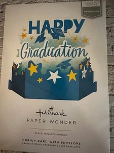 Happy Graduation - Hallmark Paper Wonder Pop-up card w/ envelope, light & music - Picture 1 of 4