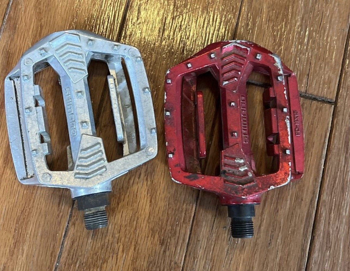 Shimano Pedals for BMX Bike-Old School Vintage Bicycle Parts