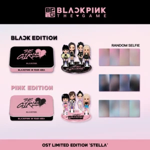 BLACKPINK THE GAME OST THE GIRLS Stella Ver LIMITED EDITION 2SET Tincase+Etc+TR - Picture 1 of 4