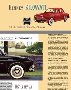 Henney c1959 - Henney Kilowatt - The New Electric Powered Automobile - Bild 1 von 1