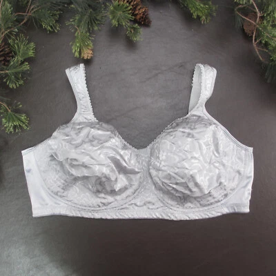 Playtex Bra Size 44DD Gray Unlined Wireless Adjustable Clasp Back - Image 1 of 4