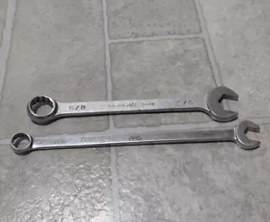 MAC Tools Combination Wrenches CW20 5/8" CWL14L 7/16" - Picture 1 of 5