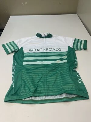 Louis Garneau Full Zip Short-Sleeve Cycling Jersey Women's Green Size M - Image 1 of 3