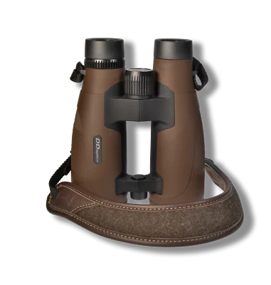 DDoptics Fernglas 8x56 Pirschler Gen.3 Magnesium Braun + Ledertrageriemen - Bild 1 von 4