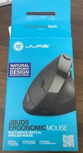 JLab - JBuds Ergonomic Wireless Mouse - Black - Picture 1 of 3