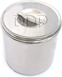 Stainless Steel Dressing Jar 7x7" Surgical Instruments - Picture 1 of 3