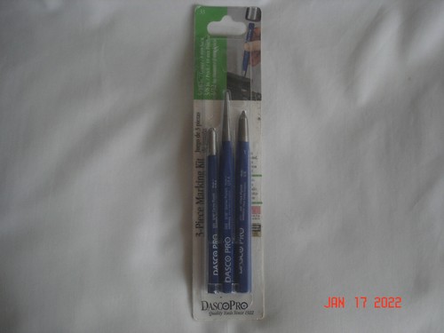 Dasco #33 Stanzer-Set – 3-teilig Für Präzise Metallbearbeitung (Made In USA)
