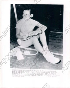 1952 National Indoor Tennis Champion Nancy Chaffee Press Photo - Bild 1 von 2